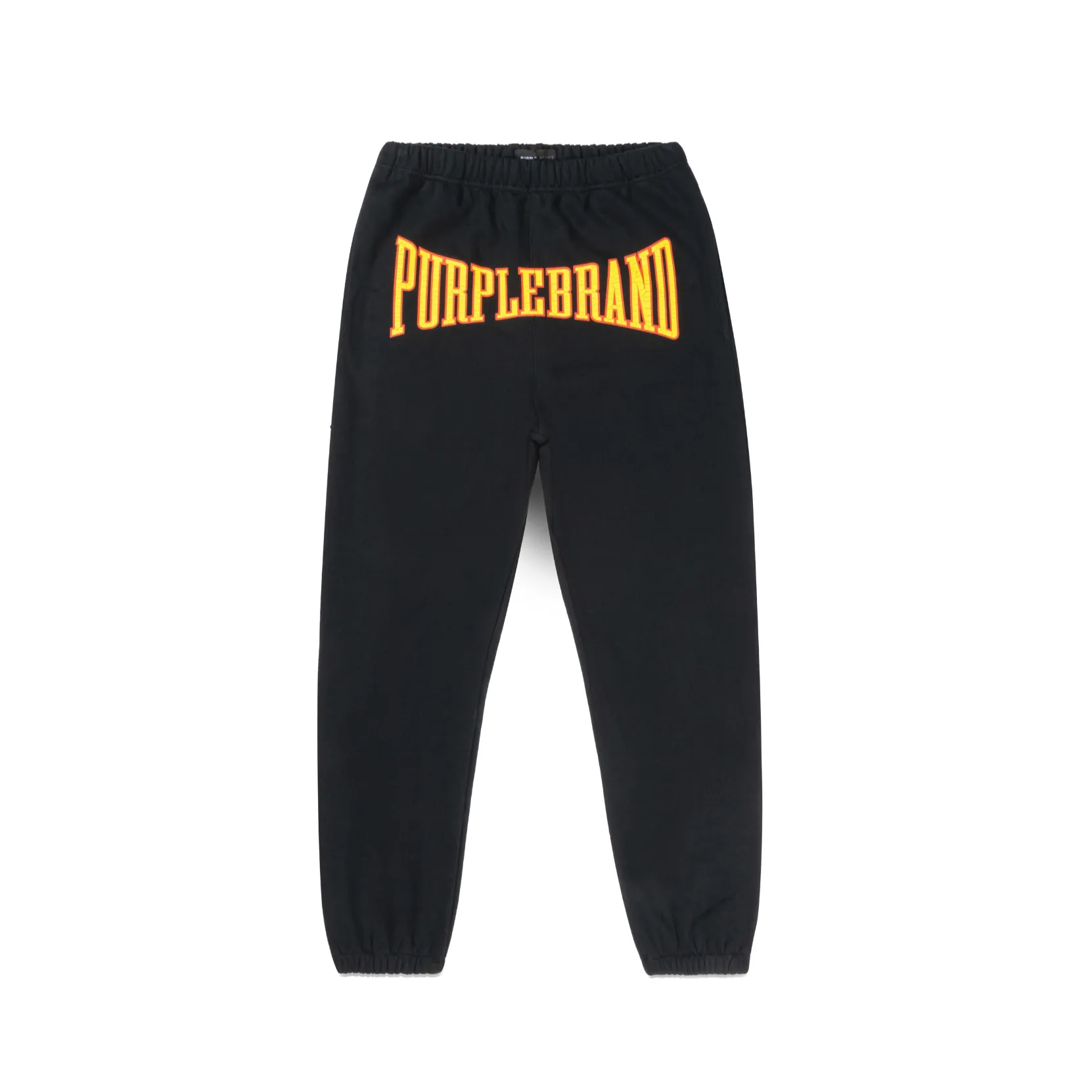 Purple Brand Fleece Sweatpants (Black)