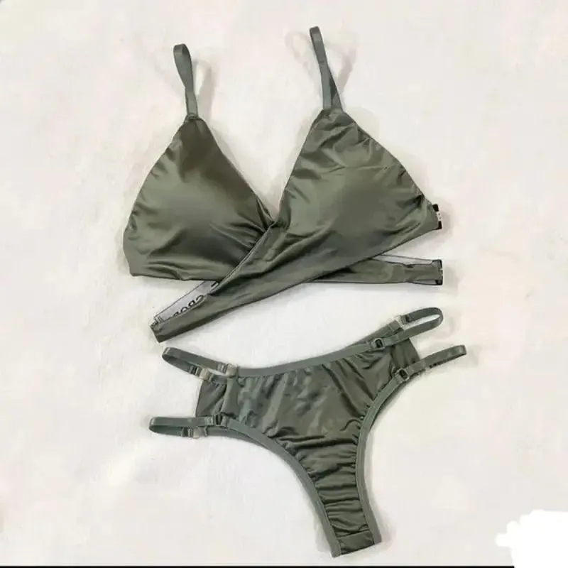 Slik Bralette T-Penty Set