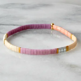 Stretch Tile Bracelet - COTTON CANDY COLORBLOCK