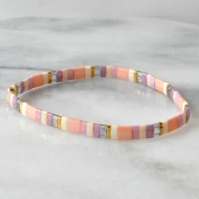 Stretch Tile Bracelet - COTTON CANDY