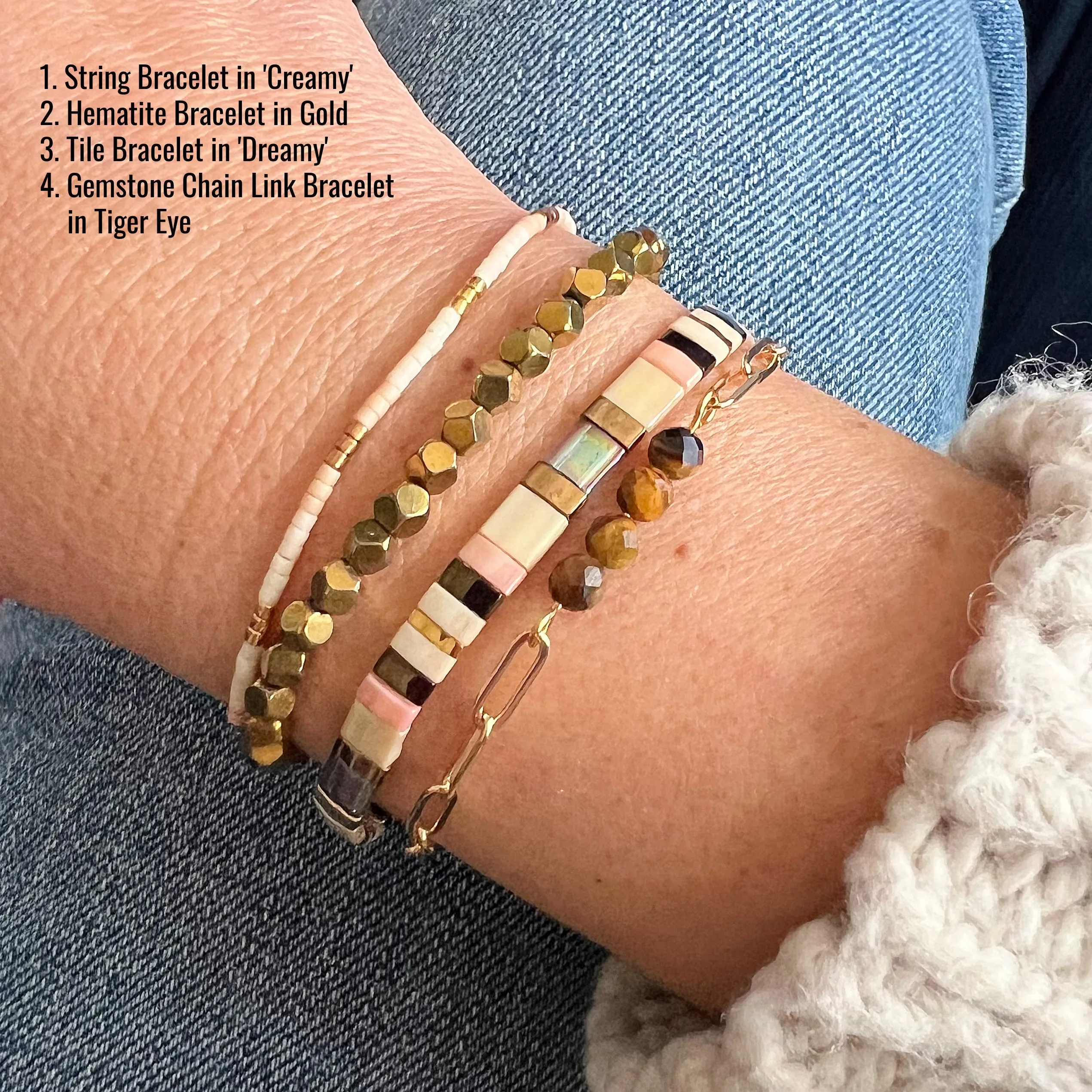 Stretch Tile Bracelet - DREAMY