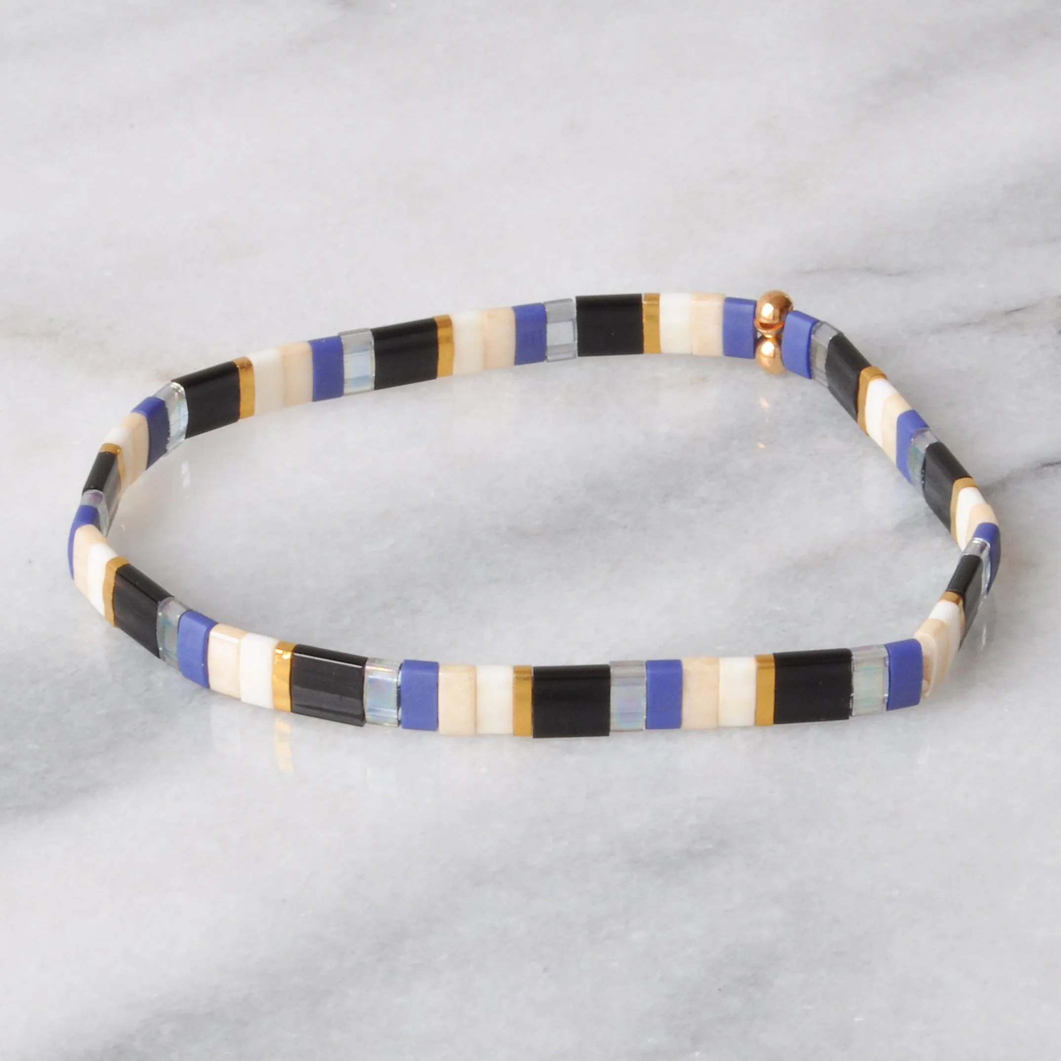 Stretch Tile Bracelet - MIDNIGHT