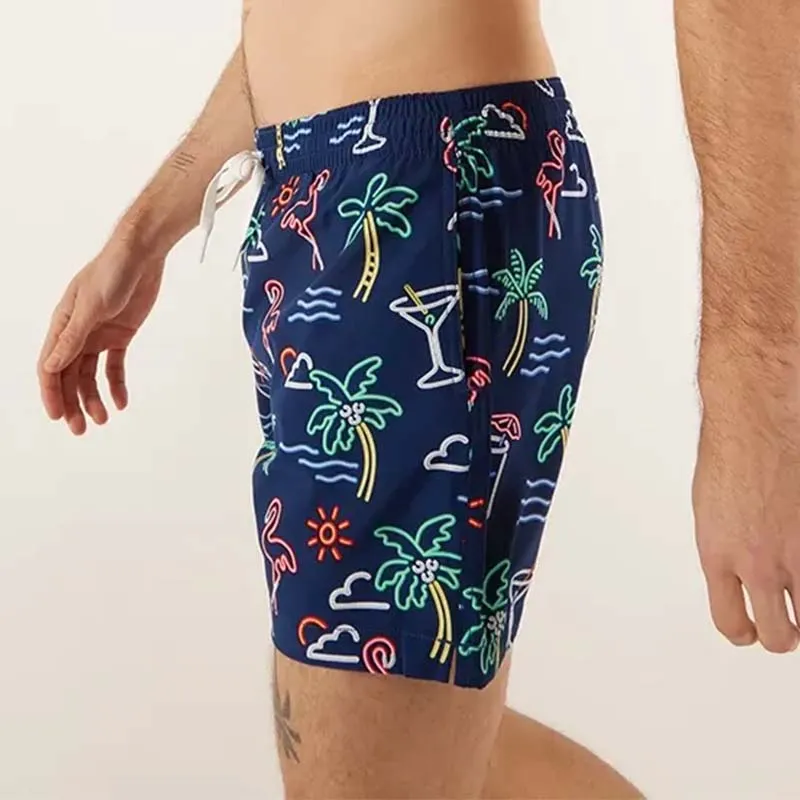 The Neon Lights Lined 5.5 inch Swim Shorts