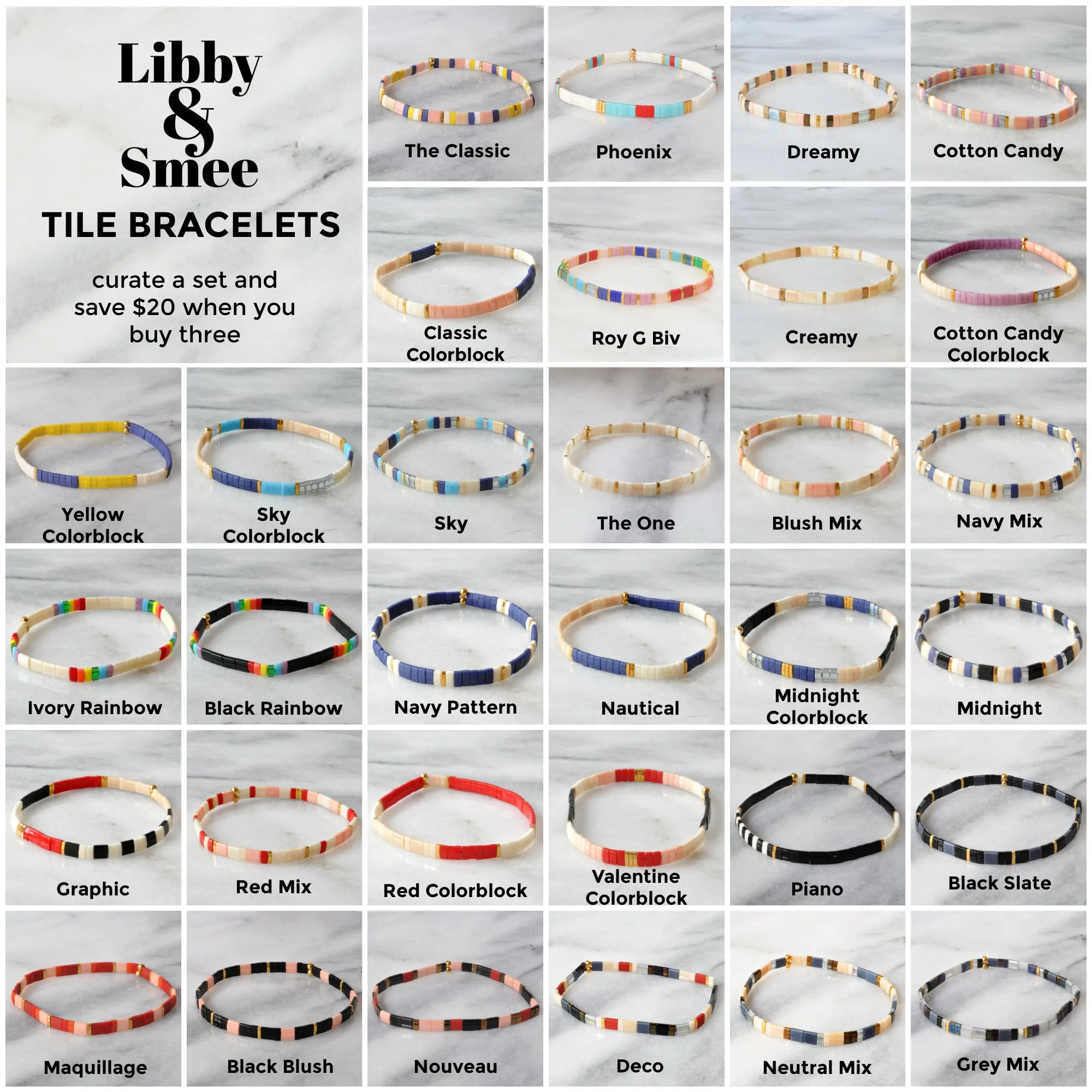 Tile Bracelet Curated Set - NOUVEAU SET