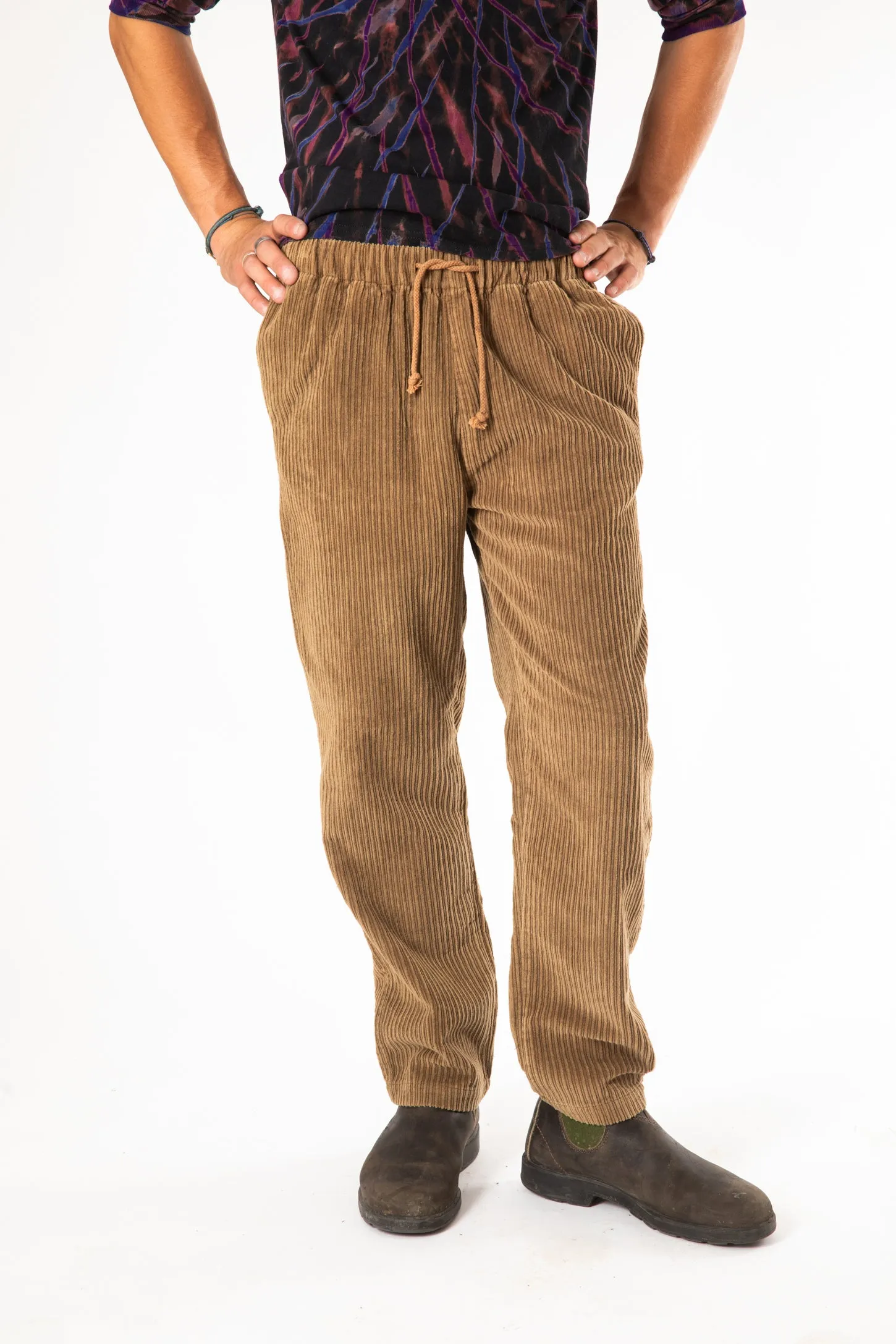 Tokha Drawstring Corduroy Pants