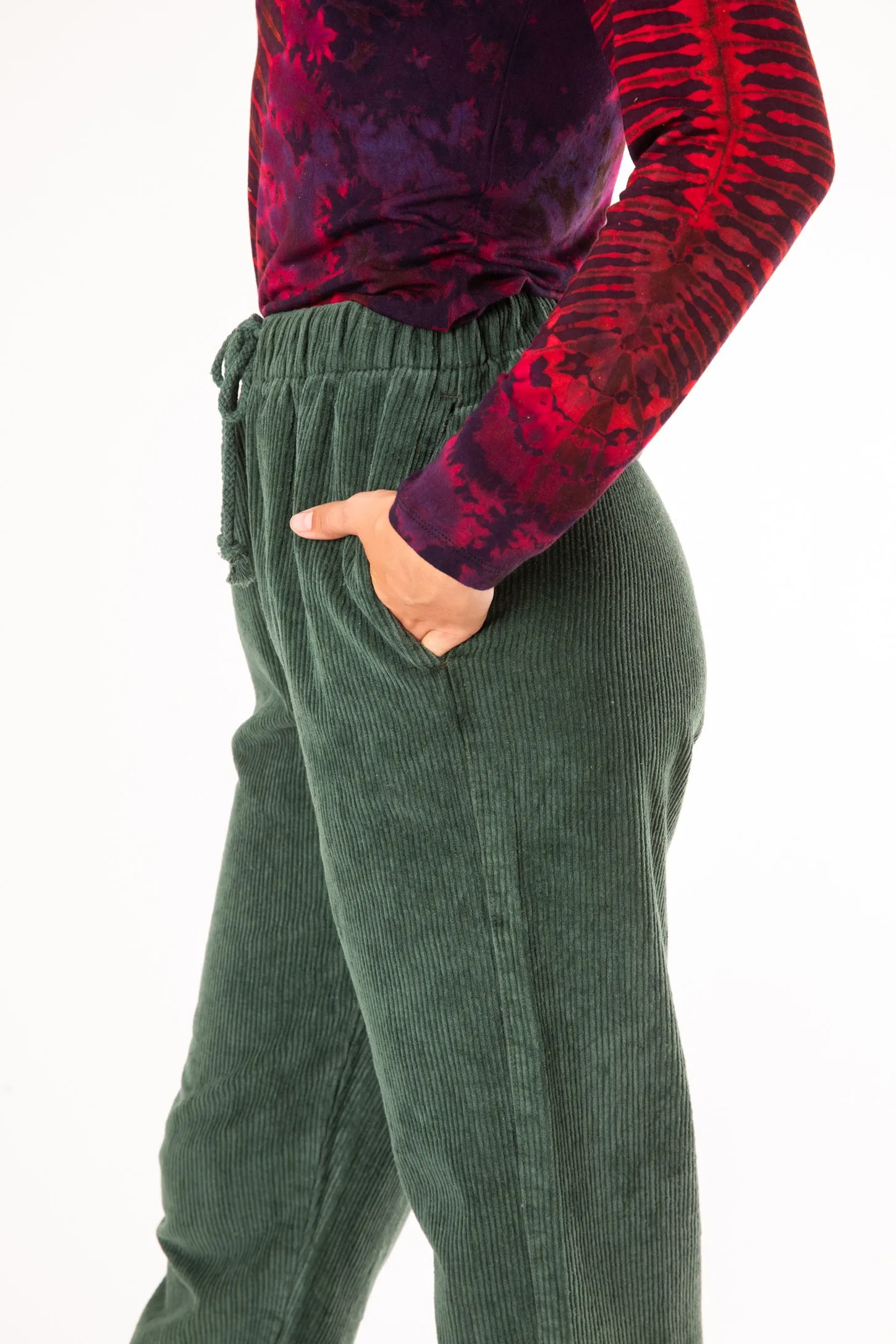 Tokha Drawstring Corduroy Pants