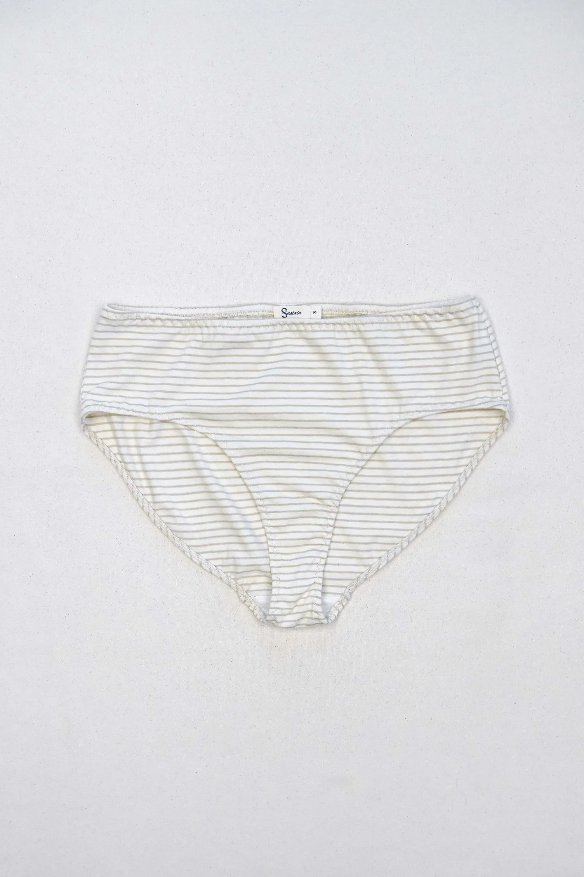 Undyed Organic High Rise Panties