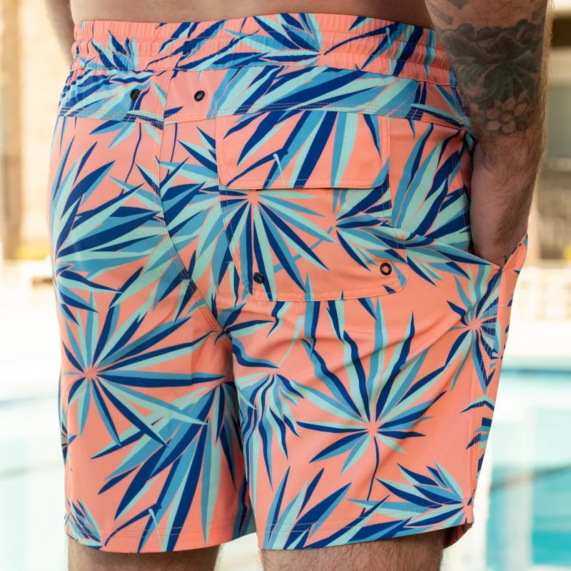 Volley Leaf 6 Inch Swim Shorts