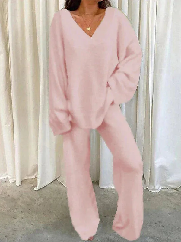 Warm and Stylish Women's Fleece Lounge Sets for Autumn and Winter