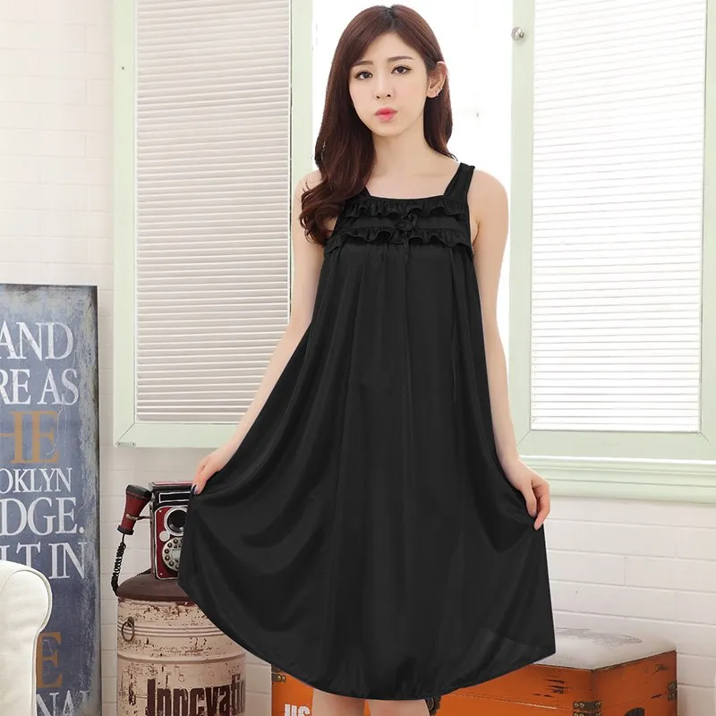 Women summer Nightwear Sleepwear Dress Nighties Nightgown